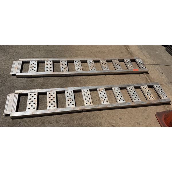 Pair Metal Loading Ramps 78" x 13.5"