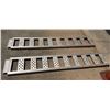 Image 1 : Pair Metal Loading Ramps 78" x 13.5"