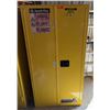 Image 1 : Justrite Sure-Grip Flammable Safety Cabinet w/ Contents: Antifreeze, Paint, etc