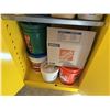 Image 5 : Justrite Sure-Grip Flammable Safety Cabinet w/ Contents: Antifreeze, Paint, etc