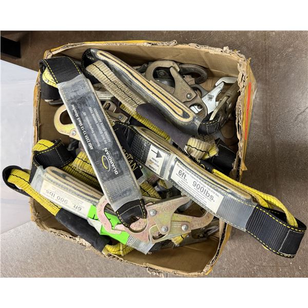Multiple Guardian Fall Protection Fall Arrest Lanyards, Shock Absorbers, etc