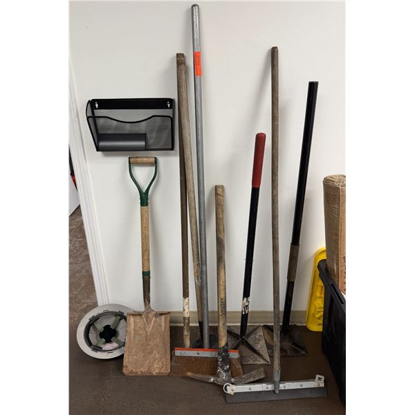 Multiple Landscape Tools: Shovels, Spreaders, Axes, etc