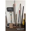 Image 1 : Multiple Landscape Tools: Shovels, Spreaders, Axes, etc