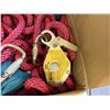 Image 2 : Misc Fall Protection Safety Equipment: Rope, Carabiners, Hardware, etc