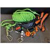 Image 1 : Misc Fall Protection Safety Equipment: Rope, Carabiners, Straps, Hardware, etc