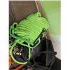 Image 2 : Misc Fall Protection Safety Equipment: Rope, Carabiners, Straps, Hardware, etc