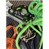 Image 6 : Misc Fall Protection Safety Equipment: Rope, Carabiners, Straps, Hardware, etc