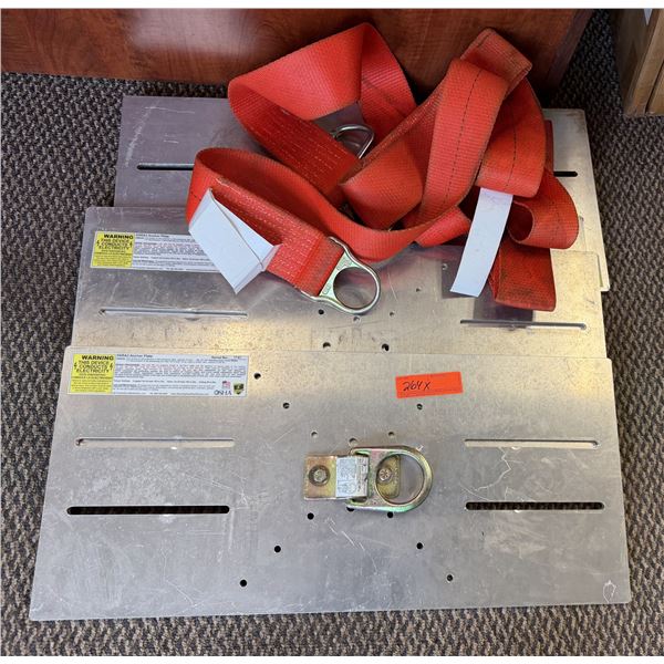 Multiple SSRA3 Anchor Plate Universal Mounting Plates, Straps, etc