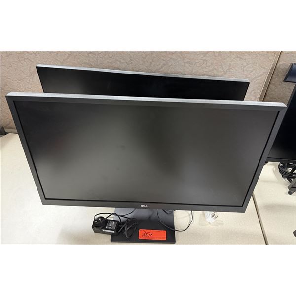 Qty 2 LG 27MK 430H-B Computer Monitors