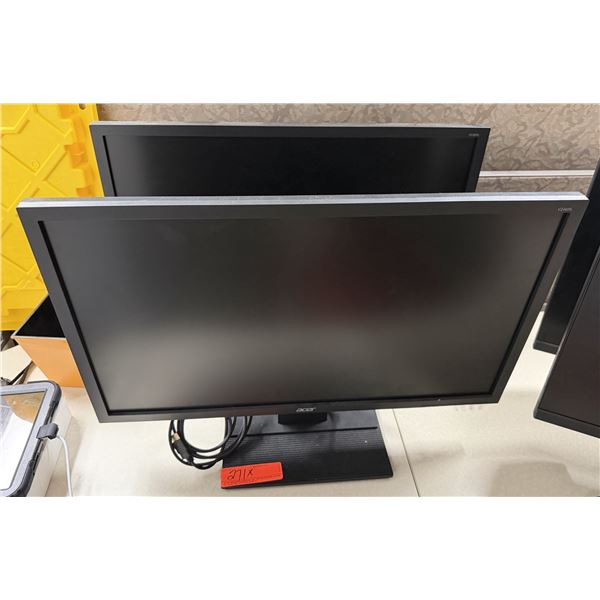 Qty 2 Acer V246HL Computer Monitors