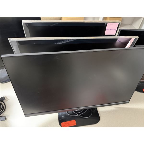 Qty 3 Acer KB272 Computer Monitors