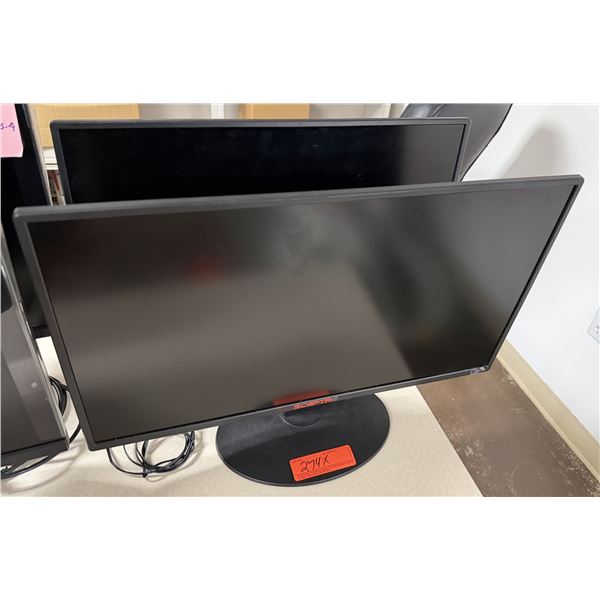 Qty 2 Sceptre E249W Computer Monitors