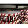 Image 7 : Multiple Rolls Caution Tape, Misc Messages: Open Trench, Buried Electric Lines, etc