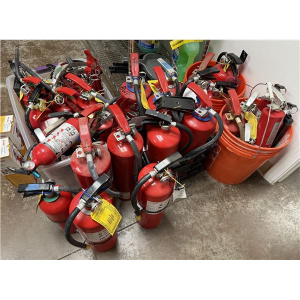 Multiple Fire Extinguishers