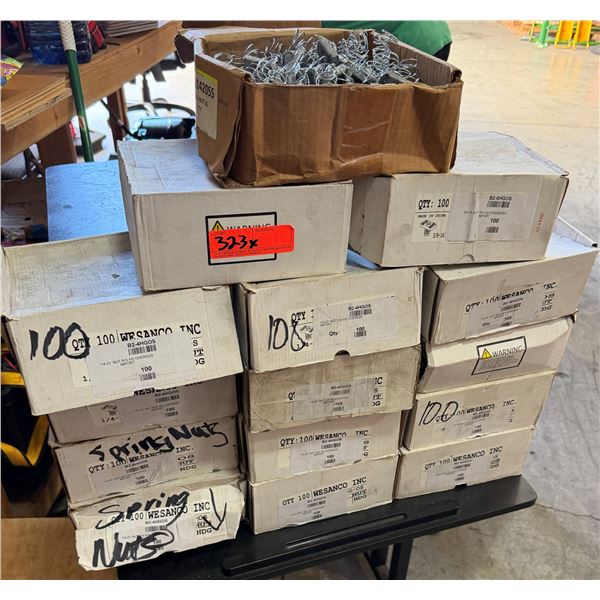 Multiple Boxes  B2-4HGOS 1/4-20 Nuts R/S HD Oversize, Spring Nuts, etc