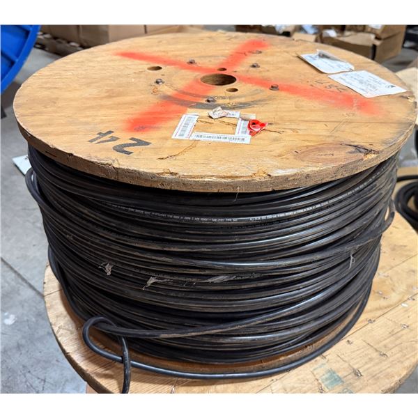 Spool (2500-ft) 4 AWG MTW/THHW/AWM Black Wire
