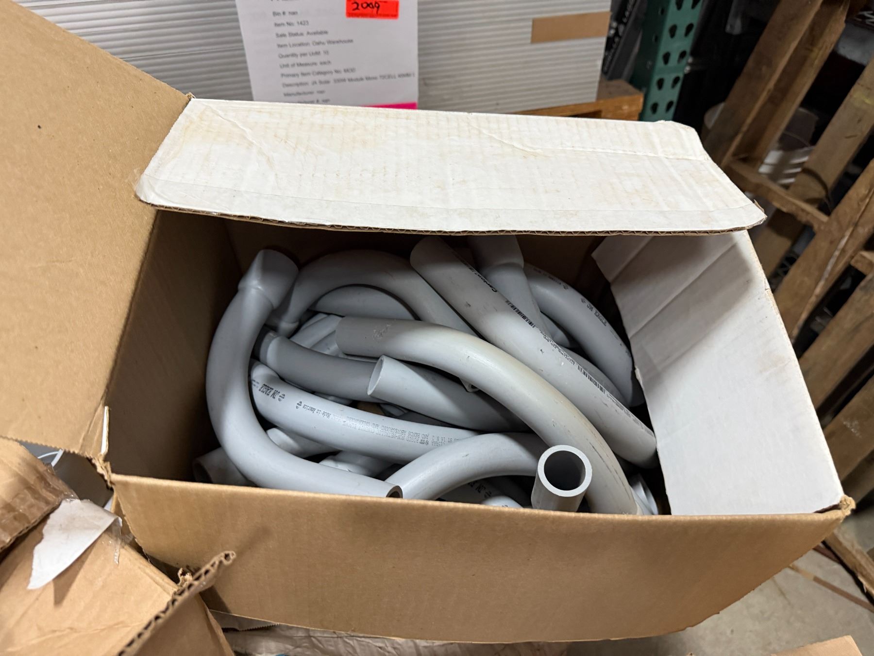 Multiple Boxes PVC Pipe Sections & Fittings, Misc Sizes