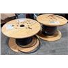 Image 1 : Qty 2 Spools Telcoflex Black Wire