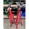 Image 1 : Qty 2 V-head Pipe Jack Stands