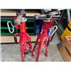 Image 4 : Qty 2 V-head Pipe Jack Stands