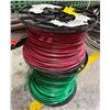 Image 1 : Qty 2 Spools Misc Wire: Encore 10 AWG Red & Green