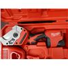 Image 5 : Milwaukee 2470-21 M12 Cordless PVC Plastic Pipe Shear Kit w/ Charger in Hard Case