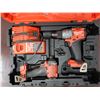 Image 2 : Milwaukee 2904-20 Hammer Drill, 2853-20 Hex Driver & Charger in Hard Case