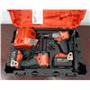 Image 1 : Milwaukee 3697-22 Combo Kit: 2953-20 Hex Impact Driver, 2904-20 Hammer Drill/Driver & Charger in Har