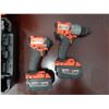 Image 4 : Milwaukee 3697-22 Combo Kit: 2953-20 Hex Impact Driver, 2904-20 Hammer Drill/Driver & Charger in Har