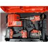 Image 1 : Milwaukee 2997-22 Combo Kit: 2853-20 Hex Impact Driver, 2804-20 Hammer Drill/Driver & Charger in Har
