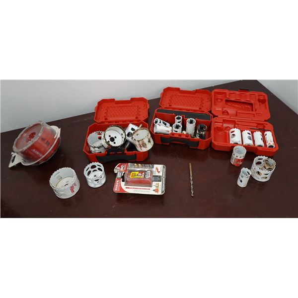 Milwaukee 49-22-4088, 49-22-4006 & 49-22-4020 Electrician's Bi-Metal Hole Saw Kits