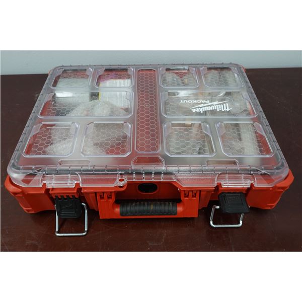Milwaukee Packout Tool Case & Contents: Tape, Flowmeter, Straps, etc