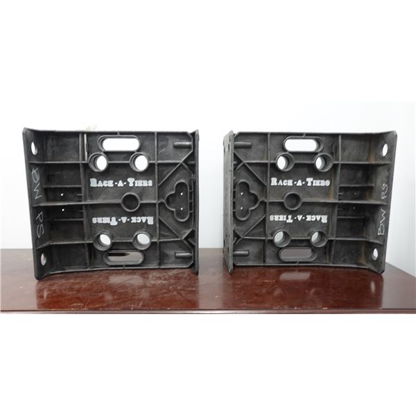 Qty 2 Rack-A-Tiers Wire Dispensers