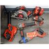 Image 1 : Milwaukee 2713-20 Rotary Hammer, 2881-20 Grinder, Blower, Circular Saw, Charger, etc