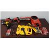 Image 1 : Multiple Power Tools, Kipstal Dust Shroud, DeWalt Measuring Tape, Bits, etc