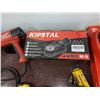 Image 5 : Multiple Power Tools, Kipstal Dust Shroud, DeWalt Measuring Tape, Bits, etc