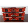 Image 1 : Qty 3 Milwaukee Packout Tool Storage Boxes