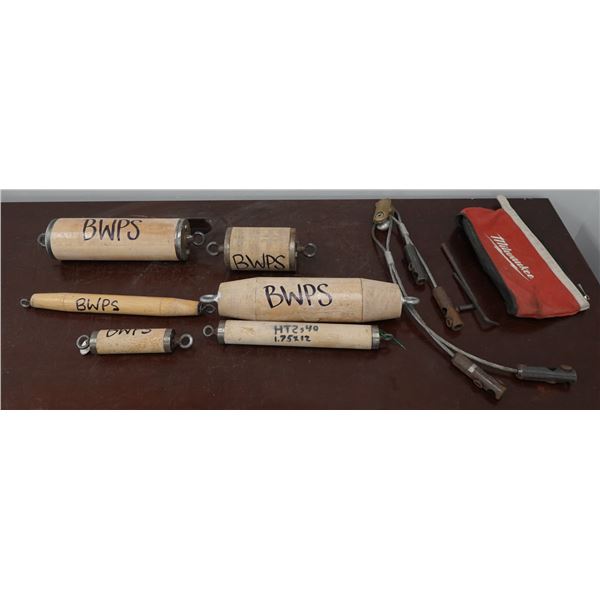 Qty 6 Mandrels (Used for testing underground conduit to detect deformities )