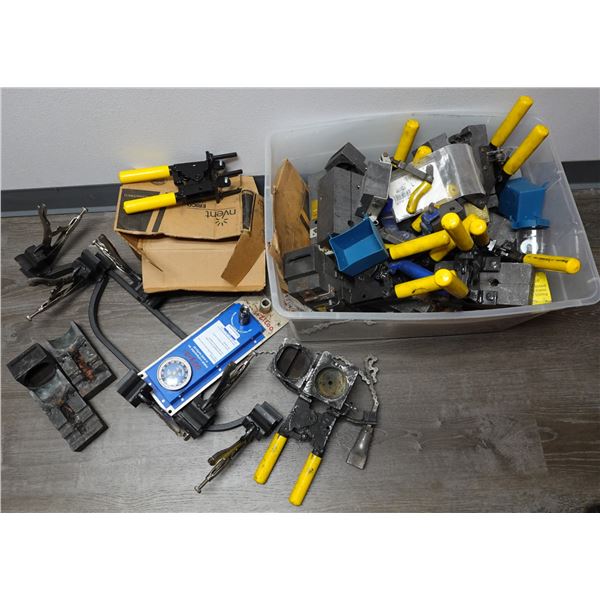 Precision Instruments Torque Comparator w/ Misc Grips & Fixtures, etc