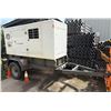 Image 1 : Grandwatt  45KW Model GWRT63XD-071 Push Power Generator Set on Trailer (Starts & Runs See Video)