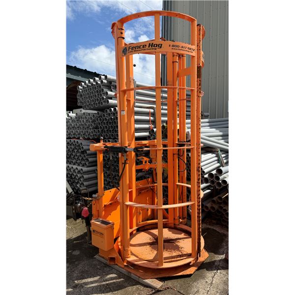 EZG Manufacturing Fence Hog Skidsteer Attachment for Installing Fences