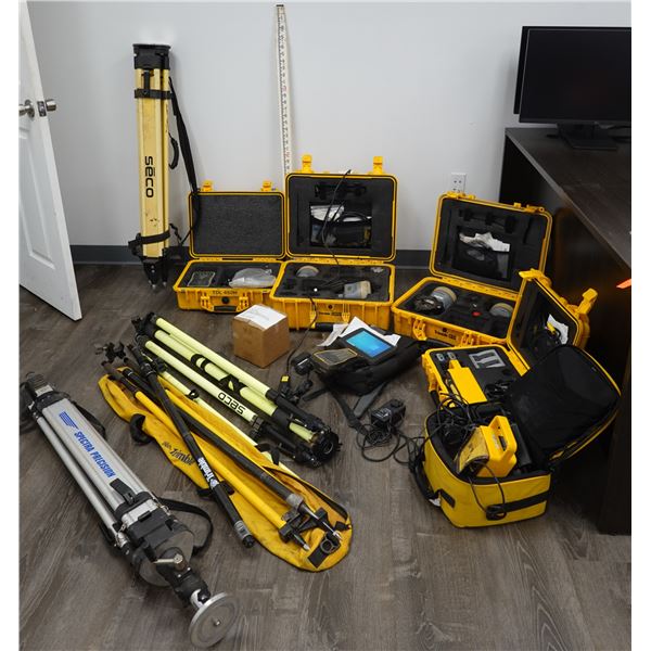 Trimble TDL450H UHF Radio, IS 13252 Charger, TSC7 Data Collector, Rover Receiver, Stands, etc