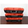 Image 5 : Qty 3 Milwaukee Hard Plastic Tool Cases
