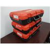 Image 6 : Qty 3 Milwaukee Hard Plastic Tool Cases