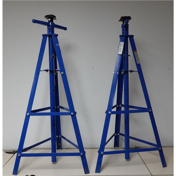 Qty 2 Metal MAT-MW-WHS-#7 2-ton Tripod Underhoist Stands
