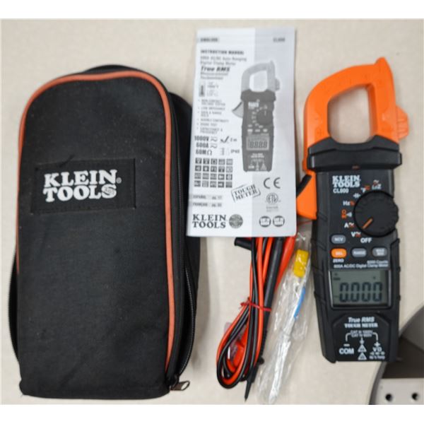 Klein Tools CL800 Digital Clamp Meter AC/DC in Case