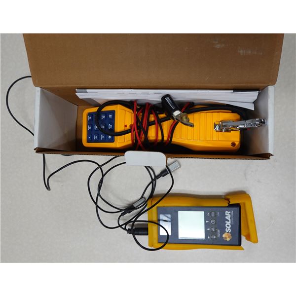 Seaward Solar Survey 200R Irradiance Meter & Fluke TS19 Test Telephone