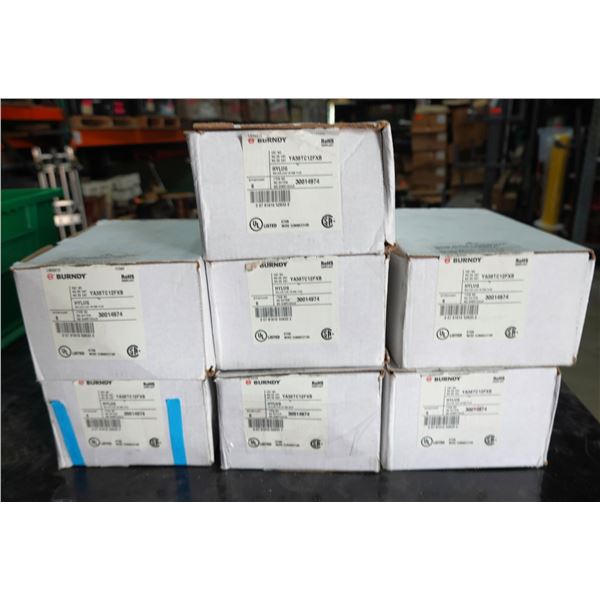 Qty 7 Boxes Burndy YA38TC12FXB Compression Terminal Lugs
