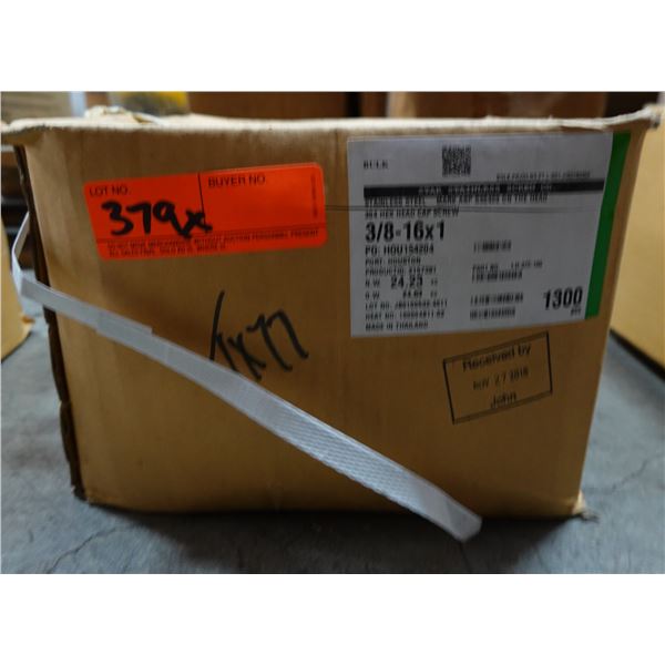 Box 1-H-37C-100 Stainless Steel Hex Cap Screws
