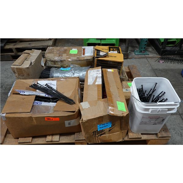 Multiple Boxes Fasteners: Misc Sizes  5" - 15"